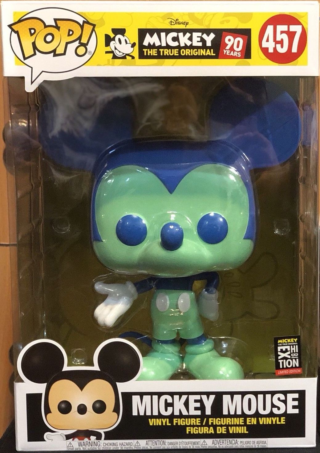 blue and green mickey funko