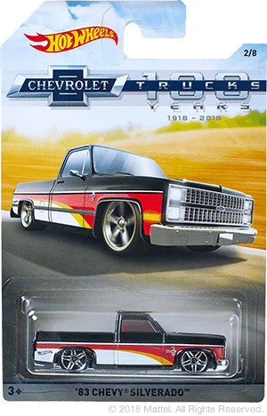 hot wheels chevy truck series 2018