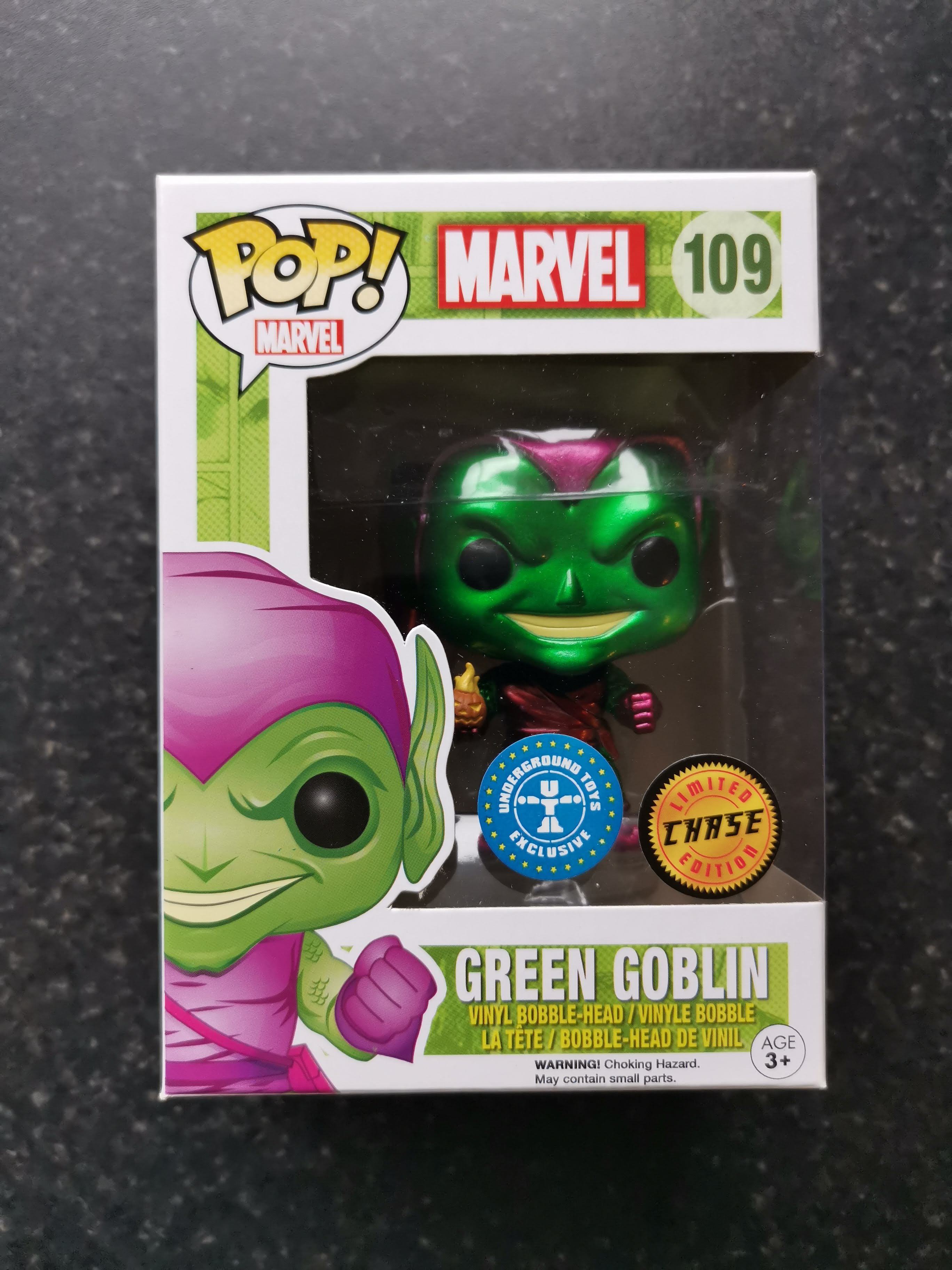 Figurine Disney Marvel Green Goblin Exclusive Toys UnderGround Funko POP