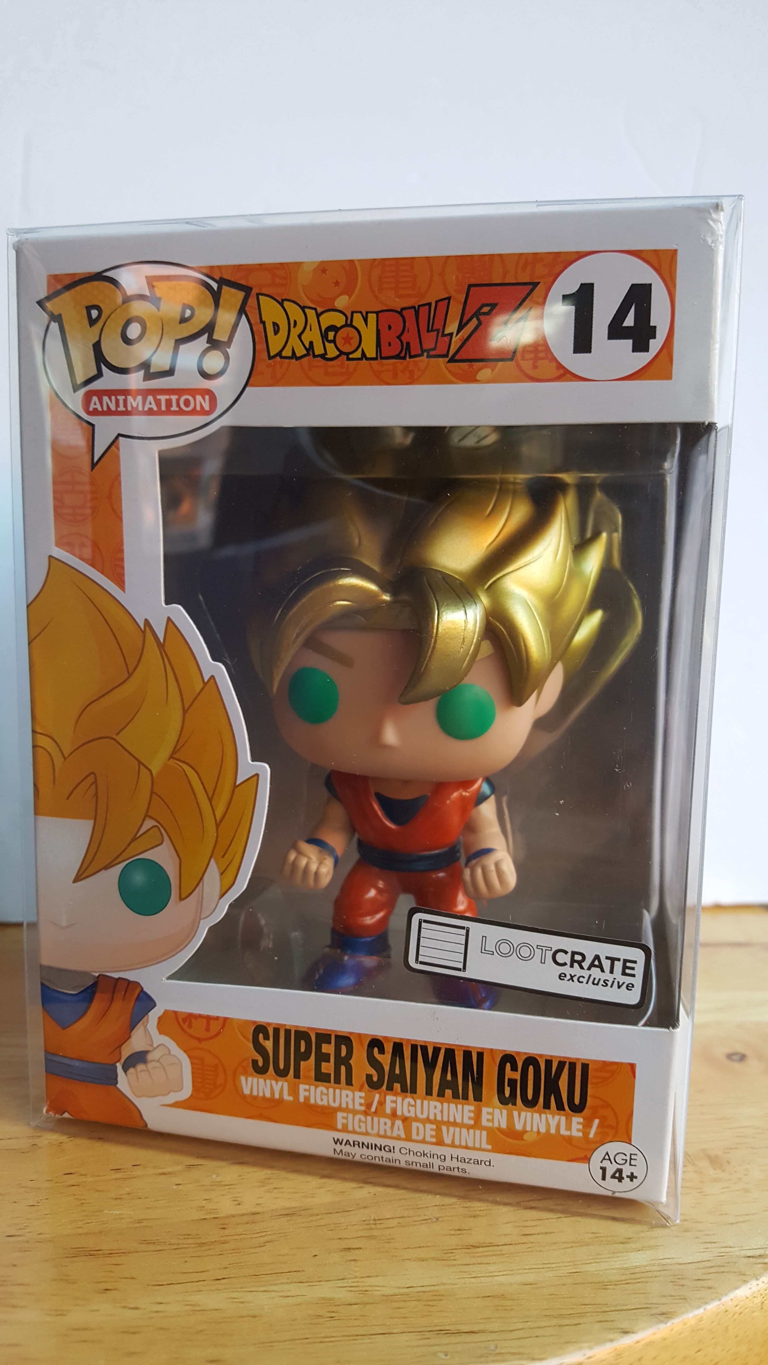 super saiyan goku metallic