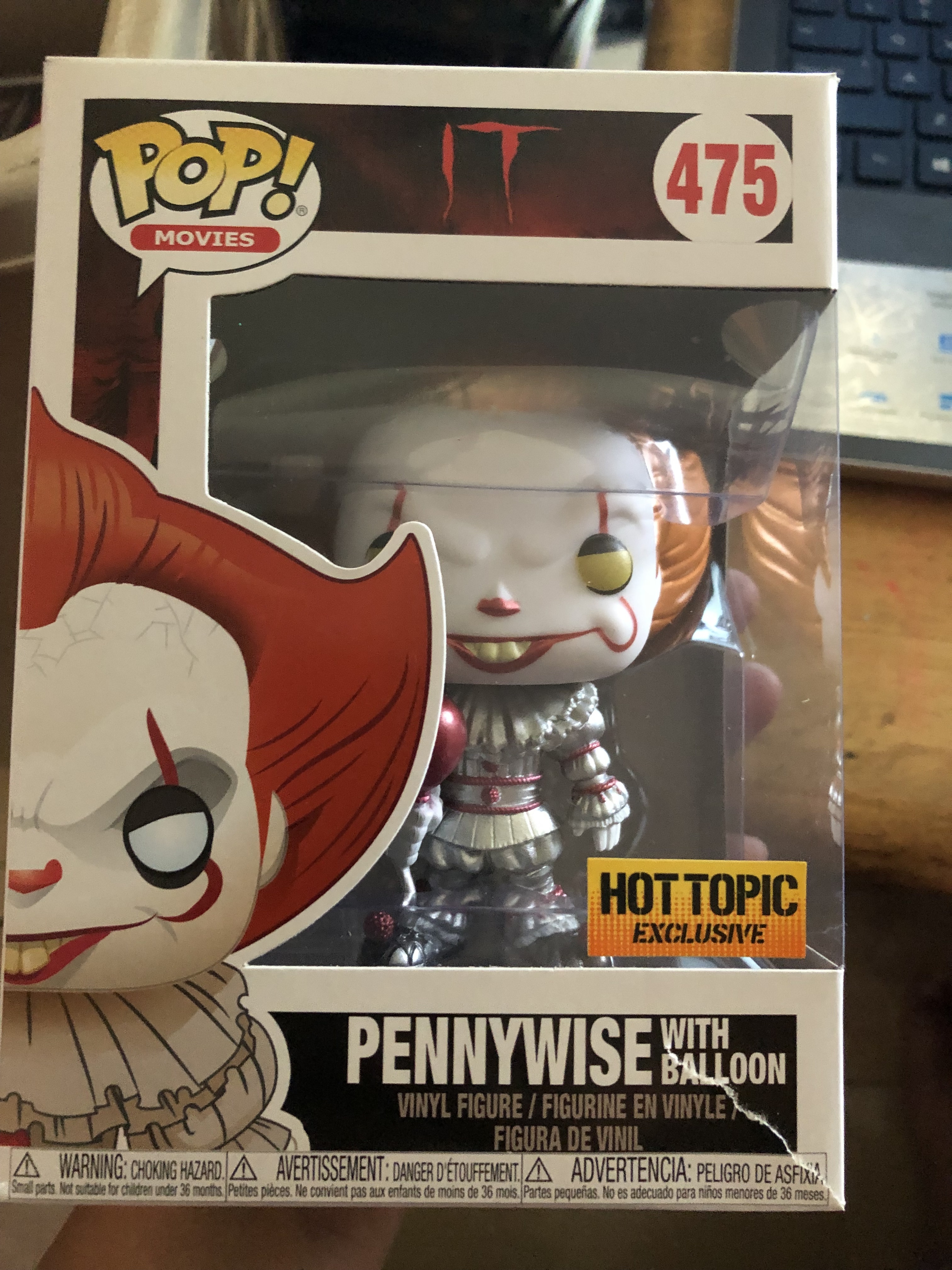 hot topic metallic pennywise