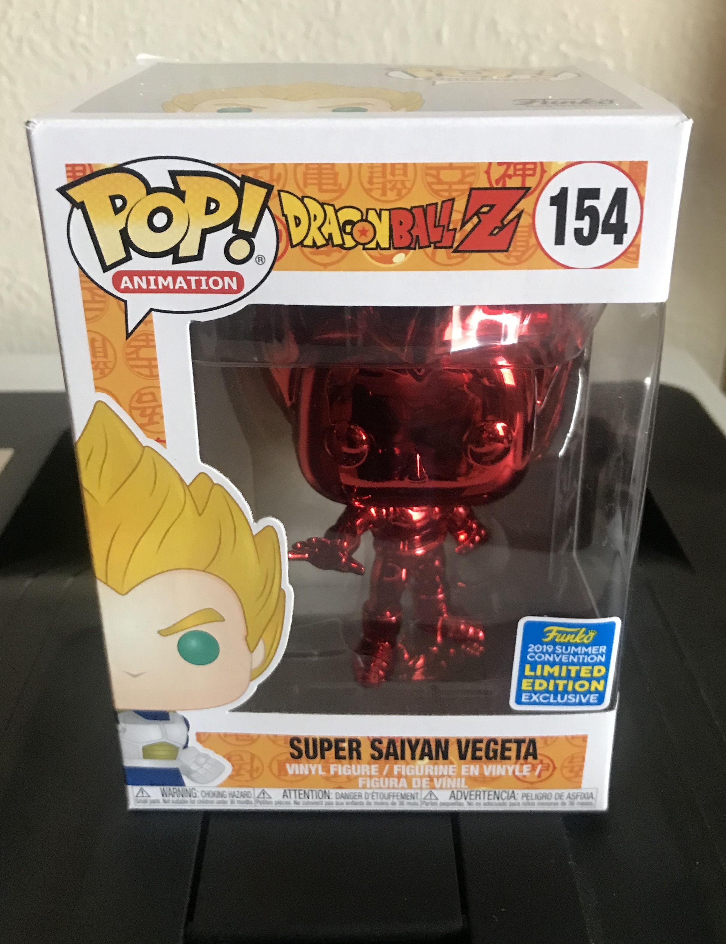 super saiyan vegeta pop red chrome