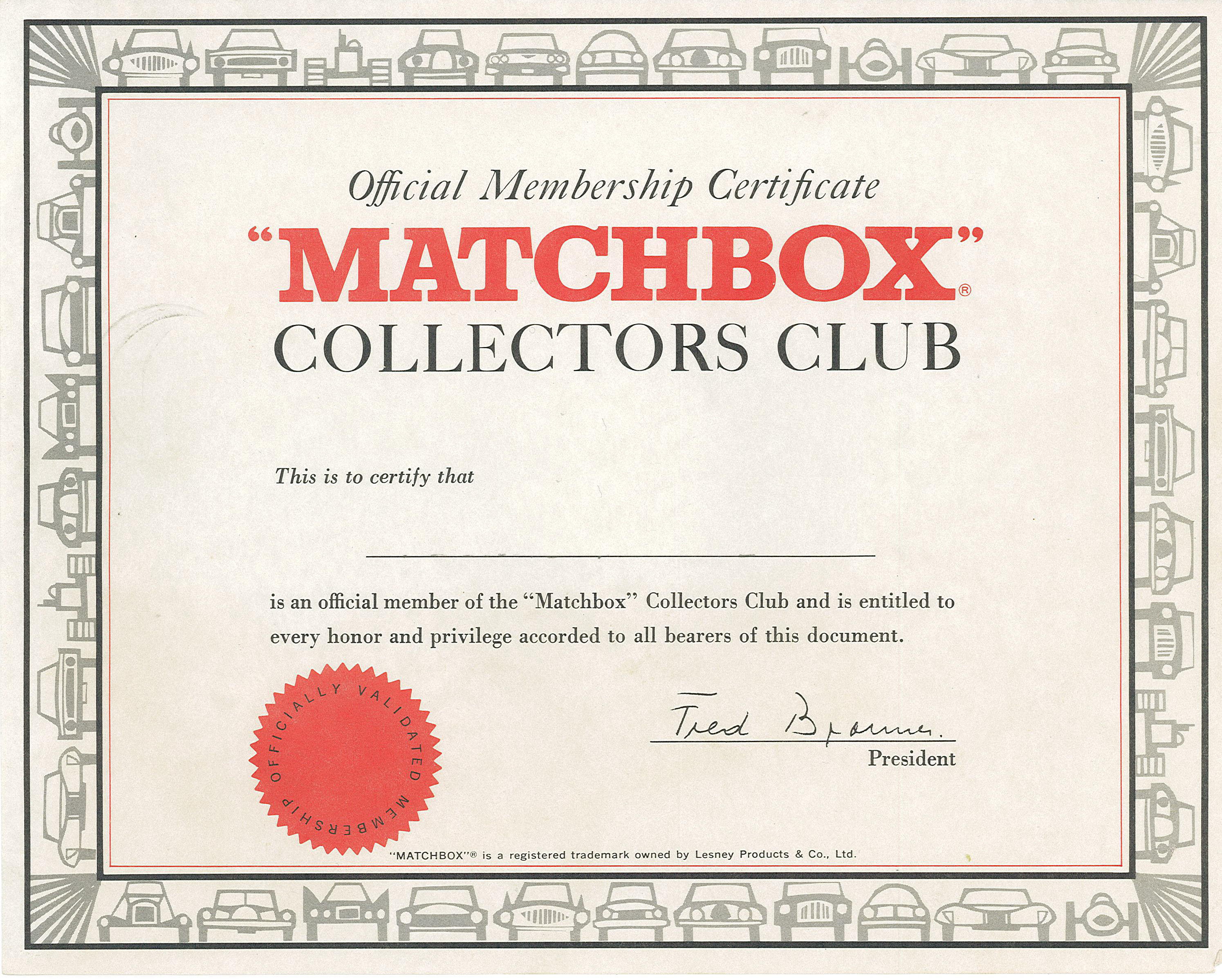 Matchbox Collectors Club hobbyDB