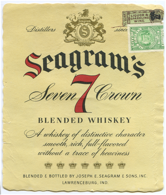Seagram's 7 Crown hobbyDB