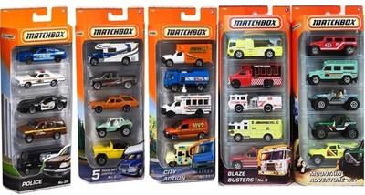 Matchbox 5 Packs Hobbydb